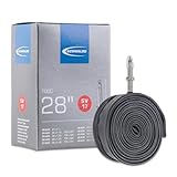 Schwalbe Fahrradschlauch Nr. 17 – Trekking & City Schlauch 28 Zoll (ETRTO 28/47-622/635) – Ventil SV 60mm – Robust & Alltagstauglich – Schlauch für Fahrrad