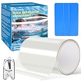 Paistely Pool Flicken Klebeband Unterwasser, Transparentes Wasserdichtes Klebeband, Poolflicken Selbstklebend Unterwasser Zur Reparatur Verschiedener Schwimmbadoberflächen (Klebeband 10cm*152cm)