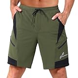 Sportneer Fahrradhose Herren MTB Hose Radlerhose Herren Radhose Mountainbike Hose mit 3D Sitzpolster Radhose Fahrradhose, Schnelltrocknend und Atmungsaktiv Mountainbike Hose