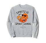 SPRITZ IS MY SPIRIT ANIMAL X Orange Hallöchen Aperölchen Sweatshirt