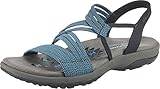 Skechers Damen Reggae Slim Skech Appeal Sandalen, Navy Gore, 38 EU