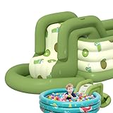 Schlanke Wasserrutsche – Poolrutsche, verdicktes Poolschlitten, aufblasbare Rutsche für das Spielzubehör für das Familienspielen, Spaß in der Familie