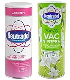 Neutradol Frische Rosa & Vac n Fresh Lily – Teppich-Deodorierer & Teppich-Lufterfrischer – Teppichreiniger & Geruchsbeseitiger – Effektive Erfrischung mit Shake and Vac Teppich-Lufterfrischer, 2 Stück