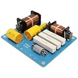 Cvoepobey 2-Wege-Frequenzweiche, Wege-Frequenzweiche für Kontrabass, Professioneller Frequenzteiler, Maximal 800 W, für Bühnen- und Konferenzlautsprecher