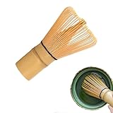 Matcha Set, MatchaBesen, Matcha-Schneebesen mit 100 Zinken, Bambusbesen für Matcha Tee, Matcha Whisk, Matcha Besen Set für Matchapulver, Matcha Sieb Matcha Zubehör (1)