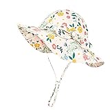 Volicph Baby Sommerhut Mädchen Sonnenhut Kleinkind Strandhut Baby Bucket Hat UPF 50 für Baby Mädchen Säugling Kind Kleinkind