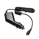 Trade-Shop Premium Micro-USB 2A KFZ-Ladekabel 12V/24V mit TMC Antenne ersetzt 4UUC5 4UUC.001.05 4 UUC 23 für Becker Blaupunkt Falk Garmin Navigon Tomtom Navigationsgerät (1,1m Länge)
