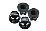 GPM Upgrades Aluminium 7075-T6 Radschloss E (Revo) 2.0 86086-4 für 1/8 4WD Schlitten Monster Truck (95076-4)/1/10 Maxx W/Widemaxx Monster Truck (89086-4) RC Car (schwarz)