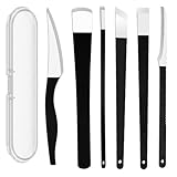 6 Stück Eingewachsene Zehennägel Set, Kit zur Entfernung eingewachsener Zehennägel aus Edelstahl, Edelstahl Maniküre Nagelfeile Pediküre Fußpflege Werkzeuge für Hand Füße