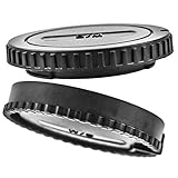 JJC Gehäusedeckel und Objektivrückdeckel Set geeignet für Olympus und Panasonic Objektiv/Kamera mit Micro Fourthirds M4/3 Anschluss
