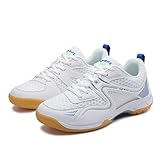 ForceRoute Badmintonschuhe,Squashschuh,Volleyball-Pickleball-Turnschuhe,Unisex,Herren,Damen,Leichte,Atmungsaktive,für Verschiedene Fitness Sport,Tennis-Squash,Outdoor Fitness,Hallen Fitnessschuhe