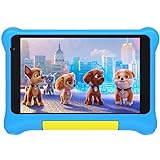 HiGrace Kinder Tablet, 7 Zoll Kids Tablet Android 10 Go Quad Core 32GB ROM 128GB Erweiterbar, 3500mAh Akku, Wi-Fi, Type-C, Kindersicherung, Blau kindgerechte Hülle
