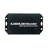 EXVIST H.265 1080P PoE HDMI Video Encoder W/SD Card Slot Max 128G DDNS HTTP RTMP RTSP SRT TS UDP Compatible with ONV/HK für IPTV Live Streaming zu YouTube Facebook Vimeo usw.