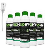 BiOHY Laminatreiniger (6 x 250ml) + Dosierer | Laminatpflege auf speziell abgestimmter Tensidkombination | reinigt gründlich, schonend & reduziert Wiederverschmutzung