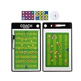 Magnetisches Fußball-Trainingstafel, trocken abwischbar, Whiteboard-Anzeigetafel für Baseball, Softball, Basketball, Volleyball, Feld, Sportturnier