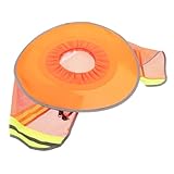 iplusmile Sonnenhut Helmfutter Schutzhelm Schatten Hut-Sweat-Liner Nackenschutz vor Sonne Industrieller Nackenschirm Sonnenschutz-Schutzhelm Zubehör für Hüte Zauberkrümmer Kappe Sport Orange