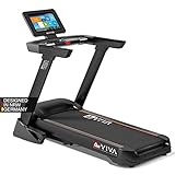 AsVIVA T18 Profi Laufband | Hochwertiger Heimtrainer mit integriertem Lautsprecher | Steigung bis 15% | Android-Computer | Max. Gewichtsbelastung 150 kg | Designed in Germany