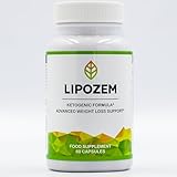 Lipozem Ketogene Formel, Nahrungsergänzungsmittel zur Gewichtsabnahme, 60 Kapseln, Natürliche Inhaltsstoffe