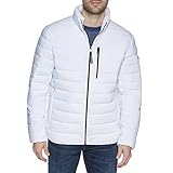 Calvin Klein Herren Lightweight Puffer Water-Resistant Down Men’s Jacket Jacke, Packbares Weiß, M