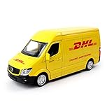 Turbo Challenge - DHL-LKW - City - 850318-1/36 - Reibungsgetriebenes Retro-Auto - Gelb - Metall - Kinderspielzeug - Auto - Fahrzeug - Geschenk - Ab 3 Jahren