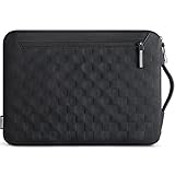 MCHNEG 15-15,6 Zoll Laptop-Tasche mit Tragegriff, wasserdichte Reisetasche kompatibel mit Dell XPS 15/Lenovo ThinkPad 15/IdeaPad 15/HP ENVY 15.6,Schwarz