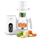 Babynahrungszubereiter,Babynahrungsprozessor,Multifunktionaler Babybrei Zubereiter,Baby Food Maker mit Dampfgarer,Mixer und Flaschenwärmer,zur schnellen und gesunden Baby Nahrungszubereitung