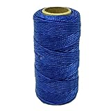 Dapetz ® Maurerschnur für Bauarbeiten, Nylon, 70 m, abrieb- und alkalibeständig, für Bauarbeiten, Bodenarbeiten und Gartenarbeit, Blau, 1 Stück