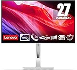 Lenovo L27h-4A | 27' QHD Monitor | 2560x1440 | 100Hz | 350 nits | 1ms Reaktionszeit | USB-C Dockingstation | HDMI | DisplayPort | IPS Panel | integr. Lautsprecher | grau