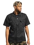 Brandit US Shirt Short Sleeve, Farbe: Black, Größe: 4XL