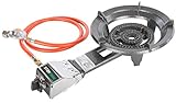 Gaskocher Hockerkocher Gaskocher Gasbrenner Campingkocher Schlauch Druckminderer Wok 8,5kW für Camping und Outdoor V24+P3