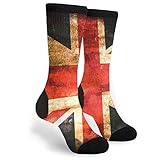Flagge Vereinigtes Königreich England London Unisex Fußballsocken Gepolstert Arbeitssocken Atmungsaktiv Arbaitsocken Für Spazieren Trekking Laufen