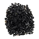ERINGOGO 1 Satz Obsidian Kies gewaschen Zubehör für Aquarien Dekoration schwarzer Obsidian empfindliche Aquariensteine Fisch filigranes Aquariendekor Obsidian-Felsen Black