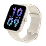 Amazfit Smartwatch Bip 3 Pro Fitnessuhr mit 1,69' Farbdisplay, Herzfrequenz, SpO2, Schlaf, Stress Minitor, Sportuhr mit GPS, 60+ Sportmodi, 5 ATM wasserdicht