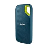 SanDisk Extreme Portable SSD 1 TB (tragbare NVMe SSD, USB-C, bis zu 1.050 MB/s Lesen/1.000 MB/s Schreiben, fallsicher aus bis zu 3 m, wasser- und staubbeständig) Monterey