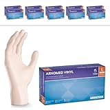 ARNOMED Einweghandschuhe L, Vinyl Handschuhe 1000 Stk (10x100 Stk), Einmalhandschuhe, Handschuhe Einweg puderfrei, Gummihandschuhe Einweg latexfrei, Einweg Handschuhe, Einmalhandschuhe in S, M, L, XL