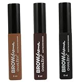 OHPHCALL 3 Stück Dreifarbige Augenbrauencreme Langlebige Augenbrauen Gele Make Up Werkzeuge Augenbrauen Fixiergel Langlebige Augenbrauen Gele Wasserfeste Augenbrauen Gele Augenbrauen