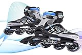 Hikole Verstellbare Inline-Skates für Erwachsene Frauen Männer Teens Inline-Rollschuhe für Outdoor Indoor-Klingen Rollschuhe für Mädchen und Jungen