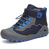 Mishansha Wanderschuhe Jungen Leicht Trekkingschuhe Kinder Outdoorschuhe Flexibel Atmungsaktiv Sportschuhe Wanderstiefel Marineblau 26 EU
