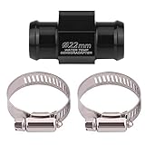 Reminnbor Motorrad-Wassertemperaturanzeige Temperaturmessgerät Adapter für Universalmotorrad(22mm)