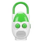 Tragbares Duschfunk, IPX5 Water Proof Battery Operated Radio AM FM für Zuhause, Bad, Volumenvereinbarung, Einfaches Tuning