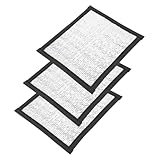 GRADENEVE 3 Stück Reptilien Heizmatte mit Reflektierender Folie Langlebig und Beißfest Wärmematte für Schlangen Eidechsen Schildkröten Isolierende Winter Terrarienheizung