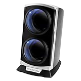 Klarstein St.Gallen Premium Uhrenbewegerr, für 2 Uhren, LED Beleuchtung, 3 Drehmodi, schwarz-blau