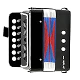 Akkordeon Spielzeug für - Tasteninstrument, Lernmusikspielzeug | Tragbares Unisex ABS Musikspielzeug für frühe Entwicklung, kleines Akkordeon mit 7 Tasten, Akkordeon Anfänger für Enf