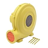 WindWilder 950W Gebläse Luftpumpe 1.25HP 2200Pa Elektrisches Luftgebläse mit 2m Kabellänge, 680m³/h Durchfluss, Gebläse Hüpfburg Turbogebläse Radialgebläse Abluftgebläse Druckgebläse (950W)