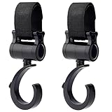 Kinderwagen Haken,2 pcs Kinderwagen Klammern Herzform Klettverschluss Haken Kinderwagen Kinderwagen Clips zum AufhäNgen Von Taschen Wickeltaschen Geldbörsen Handtaschen und Mehr