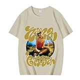 Retro-T-Shirt NI-NA Rapper Chu-ba Y2K Baumwolle Rundhalsausschnitt Tee Herren Damen Freizeitmode Kurzarm Unisex-Oberteil-Khaki||xx_l