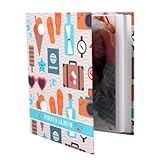 Homoyoyo Fotoalbum Seiten Blau Einsteckalbum Familienalbum DIY Souveniralbum Staub Feuchtigkeitsschutz Langzeitaufbewahrung