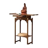 Wutaihill Beistelltisch, Räucherschrank for Altaropfer, minimalistische Moderne Opfergaben-Schränke, Buddha-Schreine im chinesischen Stil, Eingangstische for Zuhause(66cm)