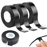4 Rollen Selbstverschweißendes Isolierband, Isolierband Schwarz, Selbstverschweißendes Klebeband, Isolierband Wasserdicht, Vulkanisierband für Reparieren und Bündeln - 5m x 23mm x 0.8mm