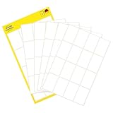AVERY Zweckform 3074 Haushaltsetiketten selbstklebend (29x18 mm, 96 Aufkleber auf 6 Bogen, Vielzweck-Etiketten für Haushalt, Schule und Büro zum Beschriften und Kennzeichnen) blanko, weiß
